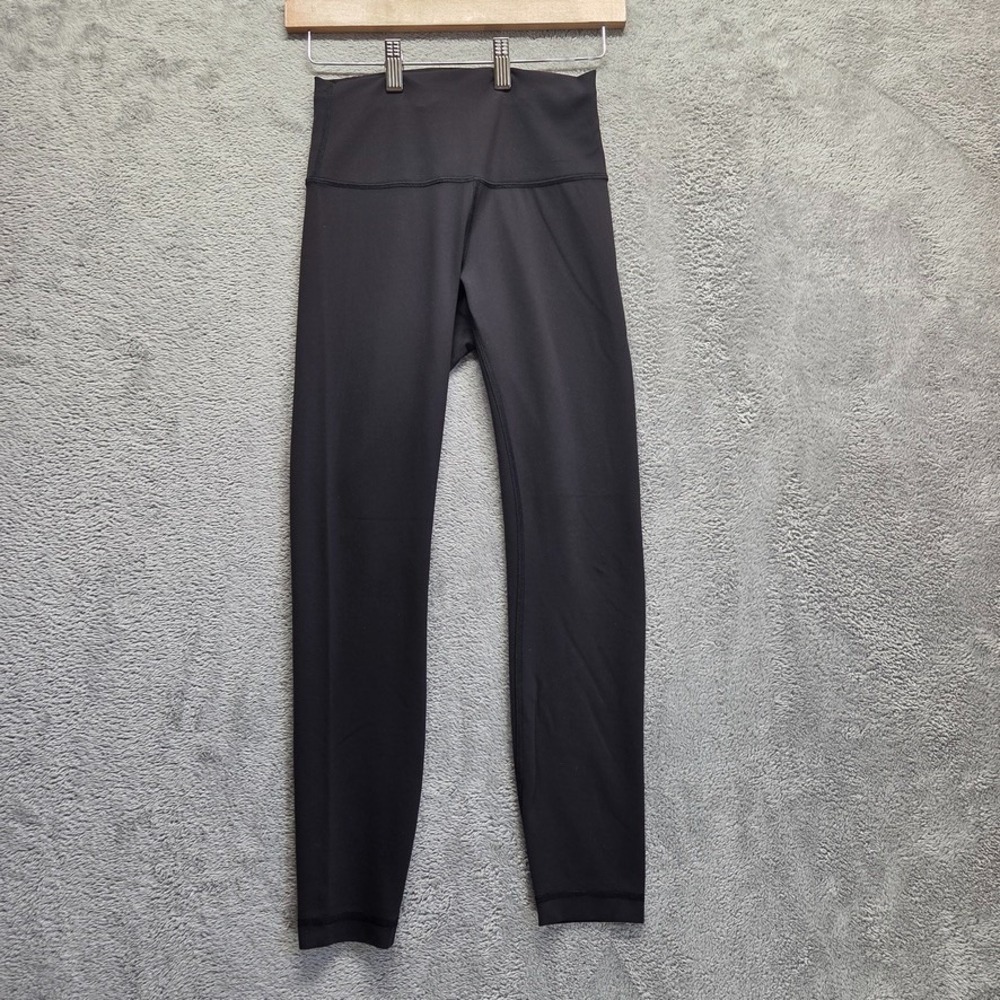 Lululemon Leggings Womens 6 Black 7/8 Length Pull On Stretch Activewear